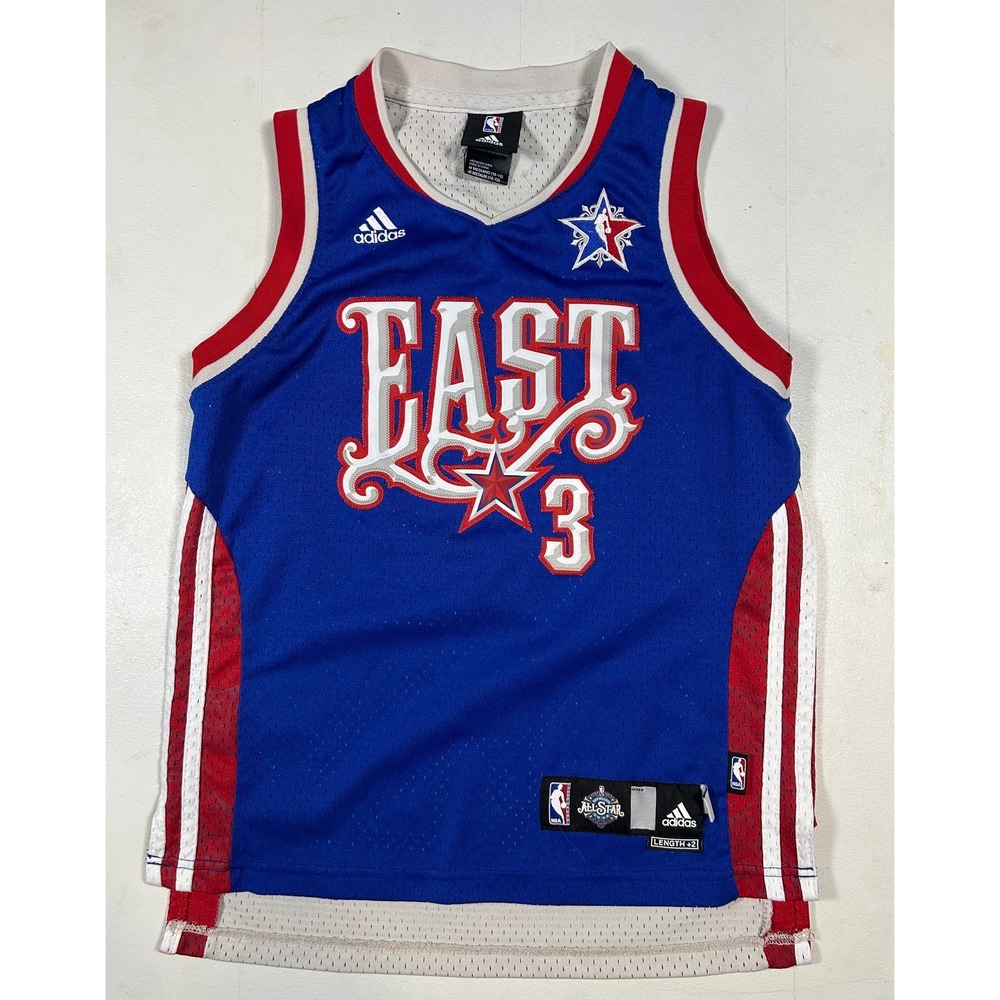 Vintage Adidas NBA Miami Heat Dwyane Wade 2008 East All-StarJersey Medium(10-12)